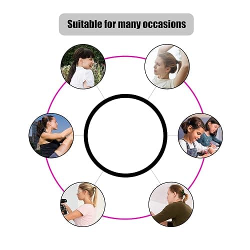 120 Pcs Neutral Colors Elastic Hair Tie, 4MM Ponytail Holders for Medium to Thick Hair No Damage Hair Accessories for Men, Women, Boys, and Girls for Long Braids thumbnail 4