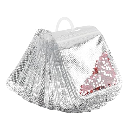 50PCS Diamond Painting Beads Storage Bags | Reusable Ziplock Pouches for DIY Diamond Art, Gem & Bead Organizer, Craft Supplies Storage Accessories - Image 1
