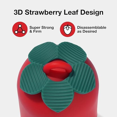VETRESKA Dog Poop Bag Dispenser with Strawberry Scented Bags, Leak Proof, Extra Thick and Large Pet Waste Bags,1 Count Bag Holder and 405 Bags (27 Refill Rolls) for Walking Dog and Cats Litter, Red thumbnail 4