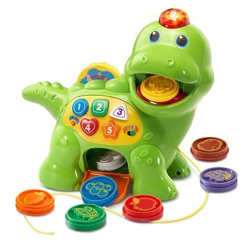 VTech Chomp and Count Dino, Green - Image 1