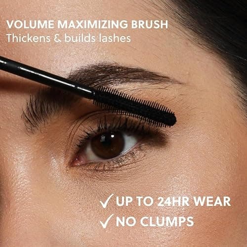 ForChics- Nourishing Eyelash Growth Mascara - Volumizing & Lengthening, Moisturizing Black Formula for Sensitive Eyes, Enhances Thickness & Health thumbnail 5