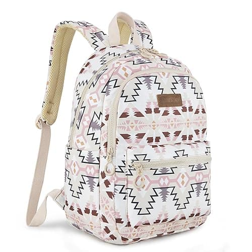 Montana West x Wrangler Aztec Backpack Mommy Daypack Western Travel Bag for Women - Tan thumbnail 8