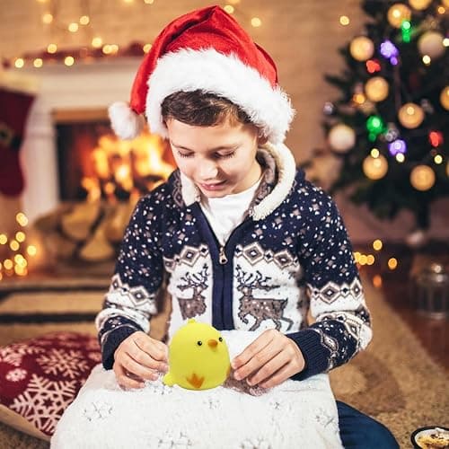 Chicken Stress Balls Squishy Toys for Kids Party Favors, Dough Ball, Squeeze Toys for Adults, Funny Cute Farm Animals Stress Ball Sensory Toys for Autism thumbnail 7