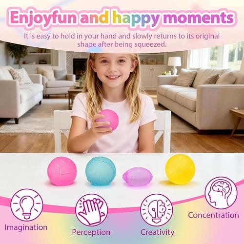Taba Squishy Soft Silicone Squeeze Balls Toys-4 Pack,Rugby-Baseball-Volleyball-Football,Squishy Fidget Toys Set,Gifts for Kids, Party Favors, Slow-Rise Malt Sugar Stress Balls for Anxiety Relief(Com2) thumbnail 4