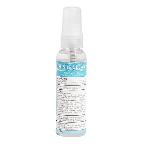 The Honest Company Plant-Based Hand Sanitizer Spray, Kills 99.9% of Germs, Hypoallergenic, Quick-drying, Moisturizing, Fragrance-Free, 2 fl oz thumbnail 8