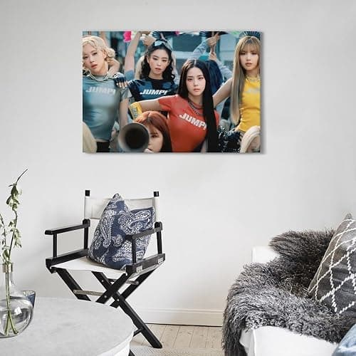 JIANGDANPPBEM Blackpink Poster DecoMotif Poster Dekorieren Sie Ihren Raum, definieren Sie Ihren Stil, 20 x 30 cm, Rahmenstil-6 thumbnail 5