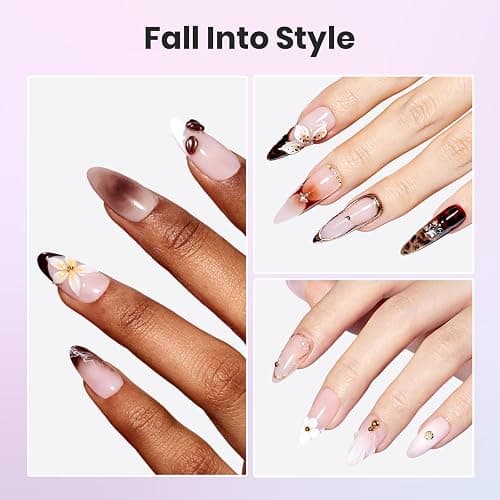 Beetles 3D Gel Nail Art Kit-Crystal Orb 3D Nail Art Clear 1 oz 5 in 1 Non-Sticky Hand Sculpting Building for Beginner DIY Salon at Home,Clear Solid Builder Nail Gel, UV & LED Lamp Cured Needed thumbnail 4