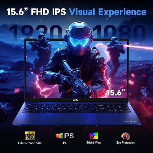 NIMO 2026 Gaming Laptop, AMD R7 7735HS (8C/16T, Up to 4.75GHz, Beat i7-12650H) 16GB DDR5 RAM 256GB SSD Business Computer with 15.6" FHD Display Radeon 680M GPU 180° View 2-Year Warranty 100W Type-C thumbnail 8