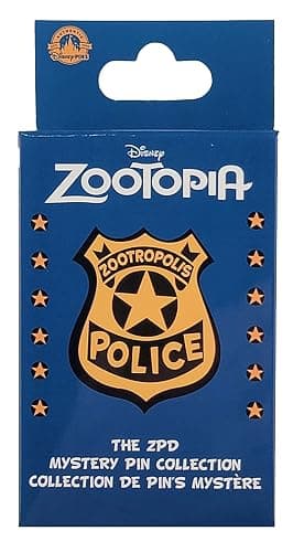 Disney Pin - Zootopia - The ZPD - Zootropolis Police - Mystery Pin Box (2 Pins) - Image 1