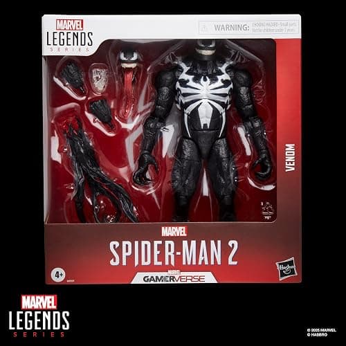 Marvel Legends Series Gamerverse Venom Action Figure, Black thumbnail 2