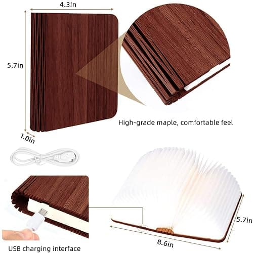 Vergissm Wooden Book Light thumbnail 4