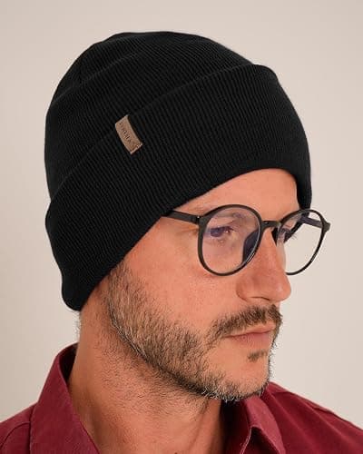 FURTALK Beanie for Men Women Cuffed Thick Knitted Unisex Winter Hat Beanies Skull Cap thumbnail 4