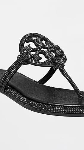 Tory Burch Women's Miller Knotted Pave Sandals thumbnail 4