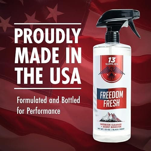Premium Car Interior Cleaner Spray – Auto Cleaner for Headliner, Mats, Interior Vehicle Cleaning, Car Dashboard Cleaner Stain Remover, Restores Shine, Great Gift for Guys - Freedom Fresh Black Frost thumbnail 5