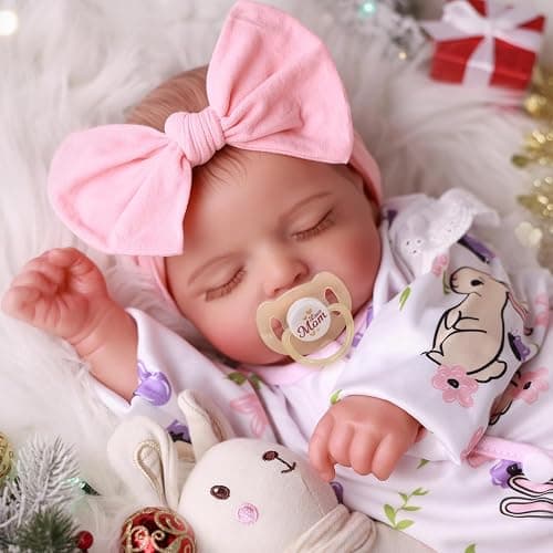 BABESIDE Lifelike Reborn Baby Dolls Girl - 20 Inch Realistic Newborn Baby Dolls with Poseable Body, Real Life Baby Dolls with Accessories for 3+ Year Old Girls Gifts, Pretend Play, Collection thumbnail 5