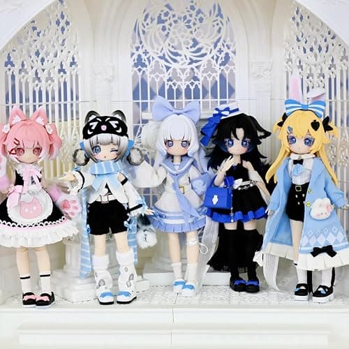 CALEMBOU BJD Blind Box, Cute Vision Reconstruction Series Ball Jointed Doll, 1/8 Dress up Doll with Joints, Collectable Action Figure for Birthday thumbnail 9