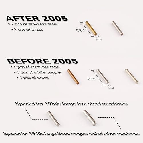 7 Metal Hinge Pins and 1 Remove Punch Lighter Repair Kit for Zippo Replacement Disassemble Lid Hinge Pin thumbnail 2