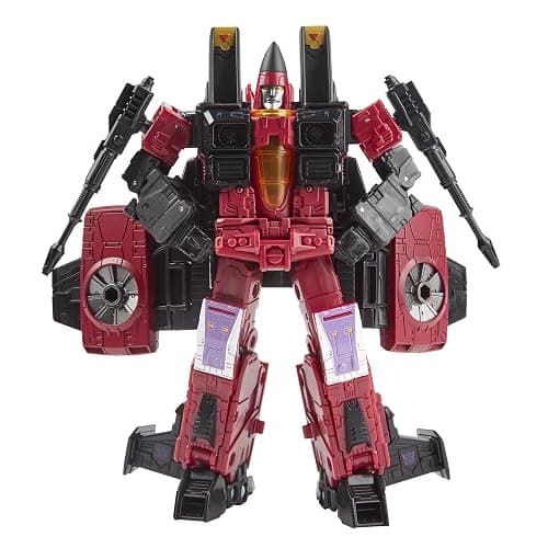Transformers Generations War for Cybertron Earthrise WFC-E26 Voyager Class Decepticon Thrust | Transformers Earthrise 6 Inch Action Figure War For Cybertron Deluxe Class - Thrust Reissue - Image 1