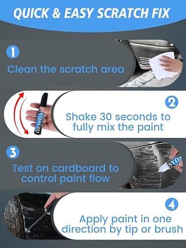 Black Paint Pen for Cars thumbnail 7