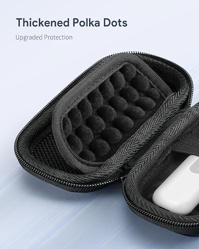 Hard Case for AirFly SE/Pro V2/Pro/Duo, Avantree Relay/1Mii Bluetooth Wireless Transmitter Receiver, Portable Airplane Travel Carrying Case Bag for USB Cable, Adapter, Memory Cards, U Disk(Only Case) thumbnail 4