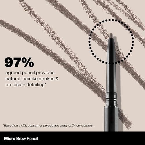 Morphe Micro Dual Eyebrow Pencil - Dual-Ended Brow Pencil Featuring a Retractable, Ultra-Precise, Pointed Tip - Richly Pigmented, Smooth-Gliding, Long-Lasting Wax Formula - Chocolate Mousse (0.003 oz) thumbnail 5