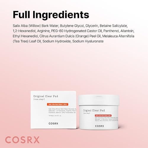 COSRX BHA Toner Pads, 70 Sheets, Exfoliating Pads for Dead Skin & Blackheads, Minimize Pores, Prevent Breakouts, Improve Skin Texture, Korean Skin Care thumbnail 8
