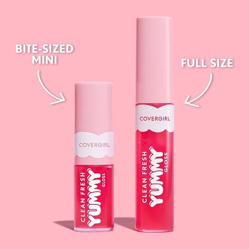 COVERGIRL Clean Fresh Yummy Gloss Bite-Sized Minis Kit - Let’s Get Fizzical & But First a Cosmo - 0.16 fl oz each thumbnail 6
