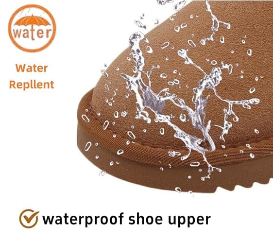 Meik Mangni Stivali Donna Invernali Classic Antiscivolo Stivaletti da Neve Caldo Comode Impermeabili Stivali Inverno Outdoor Breve Boots Scarpe,Gr.36-43 EU thumbnail 5