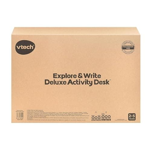 VTech Explore and Write Deluxe Activity Desk (Frustration Free Packaging), Pink thumbnail 7