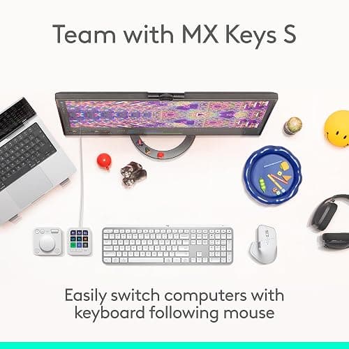 Logitech MX Master 4, Ergonomic Wireless Mouse with Advanced Performance Haptic Feedback, Ultra-Fast Scrolling, USB-C Charging, Bluetooth, Windows, MacOS - Pale Gray thumbnail 7