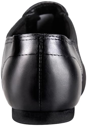 Linodes Leather Upper Jazz Shoe Slip-on for Women and Men's Dance Shoes | Genuine leather, Slip on, Unisex, EVA sole, Split sole, Elastic, Snug fit, Arch support, Flexible, Breathable, Lightweight thumbnail 5