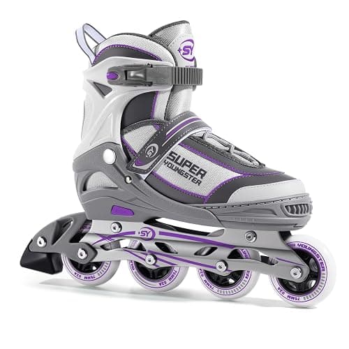 SUPER YOUNGSTER Women's Adjustable Inline Skate, Roller Skates Blades for Female Adults - Image 1