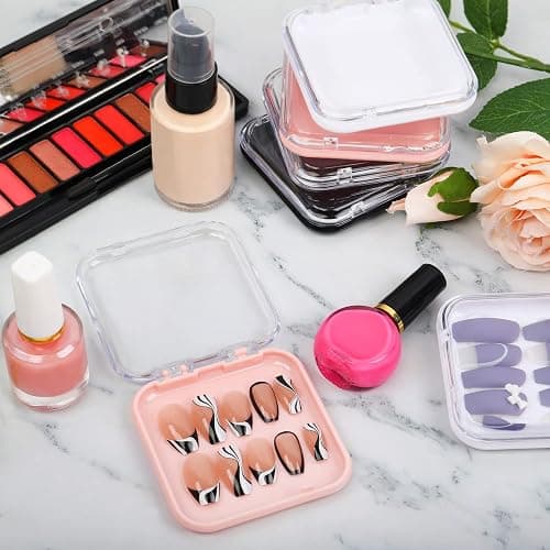 20pcs Press On Nail Packaging Boxes with 60pcs Double Sided Adhesive Nail Tape Acrylic Press On Nail Storage Box in 4 Colors Artificial Nail Display Box for Press on Nail Business Nail Art Nail Salon thumbnail 7