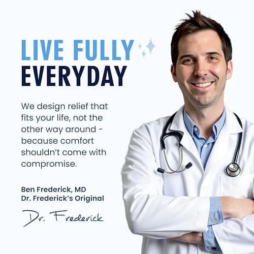 Dr. Frederick's Original Moisturizing Heel Socks for Dry Cracked Heels Treatment - Infused with Olive Oil, Jojoba Oil and Vitamin E - 2 Pairs - Valentines Day Gifts for Her & Him - Original Formula thumbnail 7