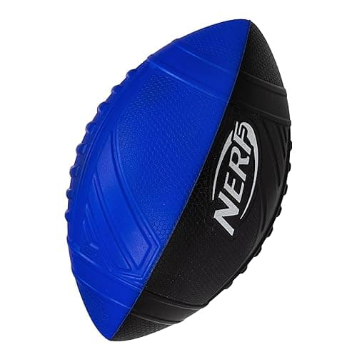 Nerf Pro Grip Football, Blue, Classic Foam Ball, Easy to Catch & Throw, Sports Toys, Christmas Gifts or Stocking Stuffers for Kids - Image 1