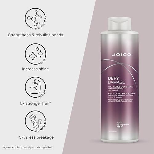 Joico Defy Damage Protective Shampoo & Conditioner | For Color-Treated Hair | Strengthen Bonds & Preserve Hair Color | With Moringa Seed Oil & Arginine thumbnail 4