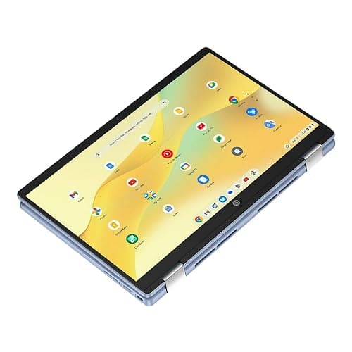 HP Chromebook x360 14 inch FHD IPS Touch 2-in-1 Laptop, Intel Processor N100, 4GB RAM, 64GB eMMC, Chrome OS, Sky Blue, 14b-cd0130wm thumbnail 7