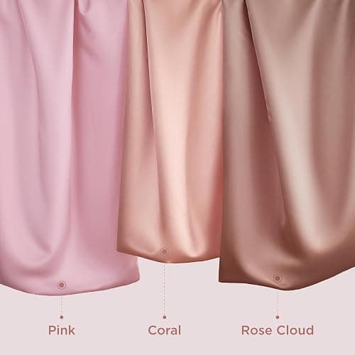 Bedsure Satin Pillowcase for Hair and Skin Queen, Similar to Silk Pillow Cases, Pillow Cases Set of 2 with Envelope Closure, Pink Christmas Room Decor Essentials, 20x30 Inches, 2pcs thumbnail 9