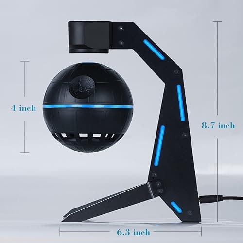AKMTRD Magnetic Levitation Bluetooth Speaker,Playing Music and Floating in The air,with 5W Louder Sound,Bluetooth 5.1,Cool Tech Gadgets for Men,Unique Gifts for Home Office Decor thumbnail 8