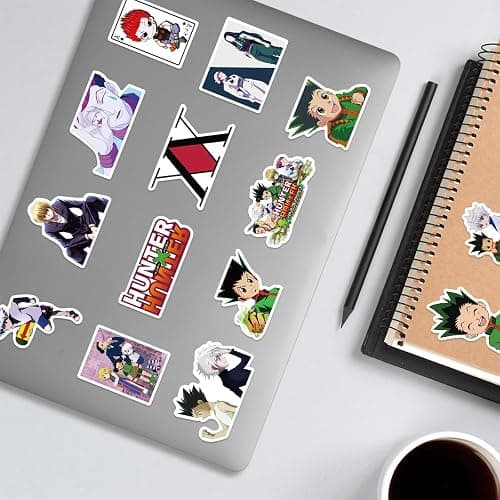 50pcs Hunter×Hunter Stickers for Kids, Cool Waterproof Vinyl Decal for Teen Adult Boy Laptop, Travel Case, Phone, Bike, Water Bottle, Guitar, Computer, Skateboard thumbnail 2