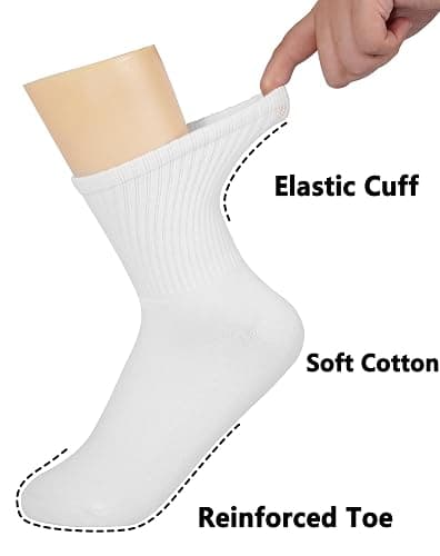 BomKinta Women Casual Calf Socks - Cute Cotton Crew Socks - Soft Above Ankle Sock 6 Pairs Size 5-10 thumbnail 2