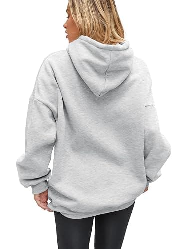 Baonmy Oversized Hoodies Fleece Sweatshirts Women Hoodies Long Sleeve Sweaters with Pocket Fall Clothes thumbnail 6