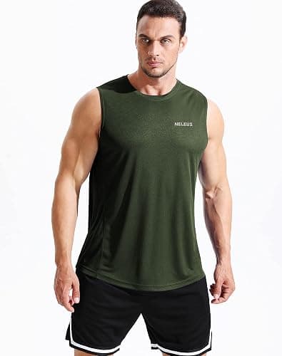 NELEUS Men's Muscle Tank Top 3-pack thumbnail 5