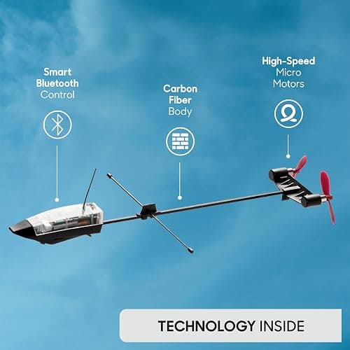 POWERUP 4.0 The Next-Generation Smartphone Controlled Paper Airplane Kit, RC Controlled. Easy to Fly with Autopilot & Gyro Stabilizer. for Hobbyists, Pilots, Tinkerers. thumbnail 7