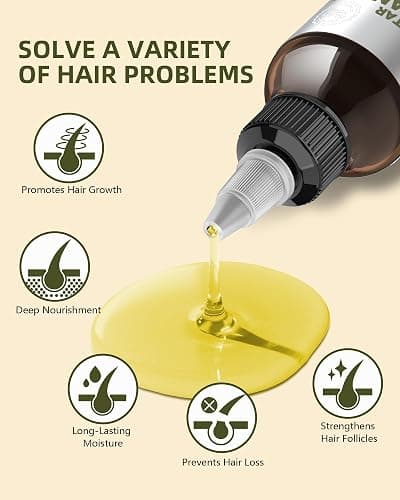 Ktintar 100% Natural Raw Batana Oil for Hair Growth, Dr Sebi Hair Growth Oil From Honduras, Thicker & Stronger Hair, Prevents Hair Loss, Eliminates Split Ends 4.23 Fl Oz (Pack of 1) thumbnail 2