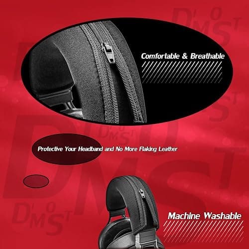 DIMOST Protective Headband Cover for ATH M Series - Compatible with Virtuoso XT, SE, Wireless, M50X, M50XBT, M50, M40X & More thumbnail 8