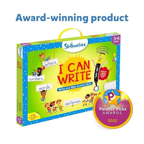 Skillmatics I Can Write - Reusable Preschool Learning Activities, Educational Toy and Game, Back to School Supplies, Gifts for Students, Kids, Toddlers Ages 3, 4, 5, 6 thumbnail 8