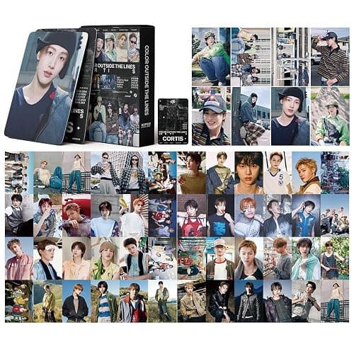 CORTIS Color Outside The Lines Album Lomo Cards - 55PCS Kpop Photocards for CORTIS Fans thumbnail 3