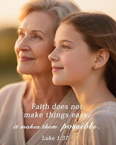 Cross Earrings for Women Teen Girls, Christian Jewelry Religious Easter Gift with Meanningful Quote Card thumbnail 7