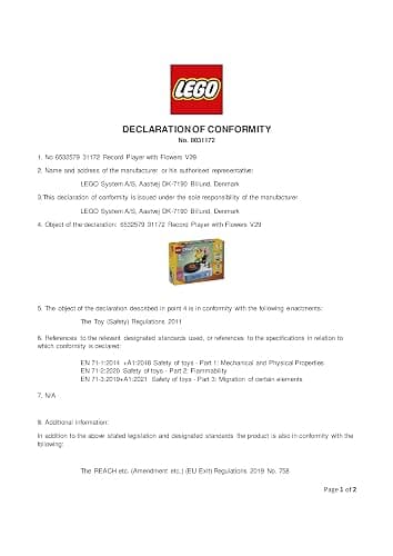 LEGO Creator 3in1 Record Player with Flowers Building Toy - Rebuilds Into a Radio Model or Microphone - Music Toys for 8+ Year Old Girls & Boys - Creative Gift Idea - 31172 thumbnail 13
